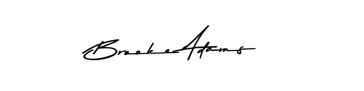 Use a signature maker to create a handwritten signature online. With this signature software, you can design (Asem Kandis PERSONAL USE) your own signature for name Brooke Adams. Brooke Adams signature style 9 images and pictures png