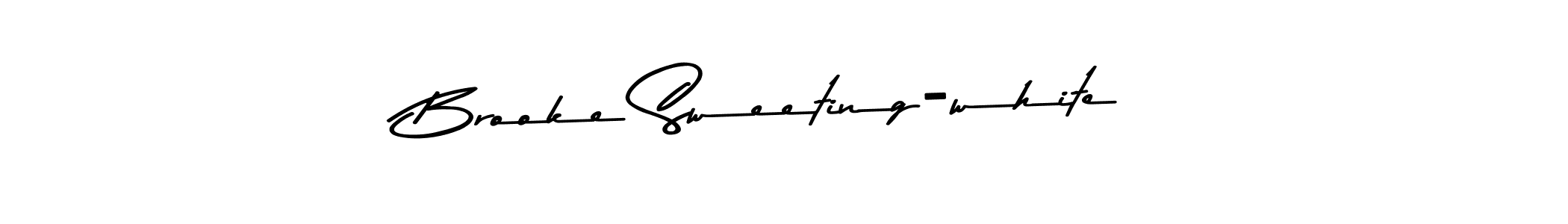 Make a short Brooke Sweeting-white signature style. Manage your documents anywhere anytime using Asem Kandis PERSONAL USE. Create and add eSignatures, submit forms, share and send files easily. Brooke Sweeting-white signature style 9 images and pictures png