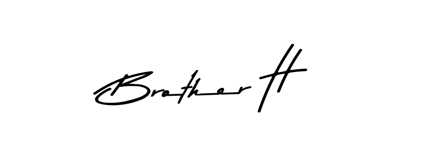 The best way (Asem Kandis PERSONAL USE) to make a short signature is to pick only two or three words in your name. The name Brother H include a total of six letters. For converting this name. Brother H signature style 9 images and pictures png