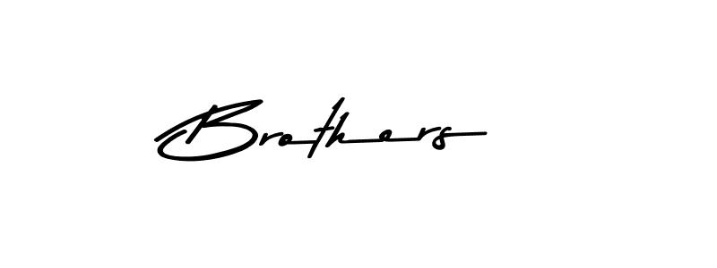 Brothers stylish signature style. Best Handwritten Sign (Asem Kandis PERSONAL USE) for my name. Handwritten Signature Collection Ideas for my name Brothers. Brothers signature style 9 images and pictures png