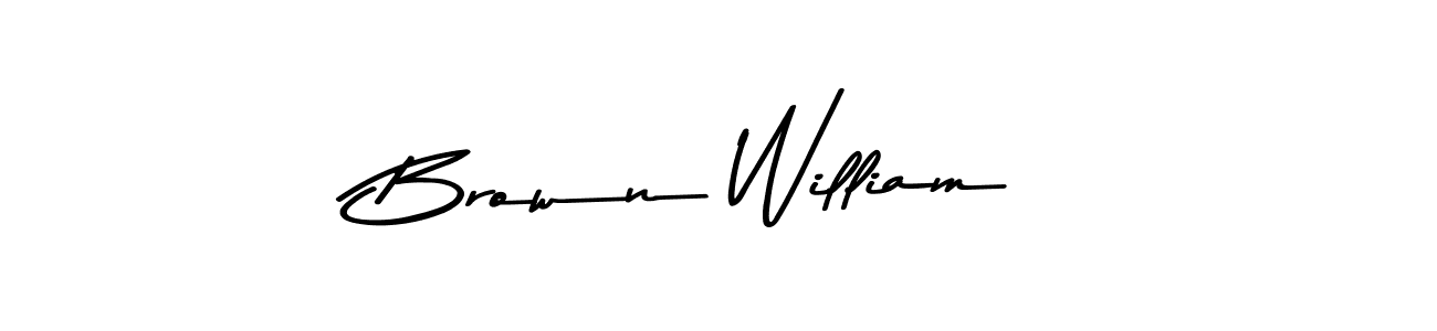 Create a beautiful signature design for name Brown William. With this signature (Asem Kandis PERSONAL USE) fonts, you can make a handwritten signature for free. Brown William signature style 9 images and pictures png