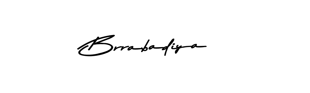 Make a beautiful signature design for name Brrabadiya. With this signature (Asem Kandis PERSONAL USE) style, you can create a handwritten signature for free. Brrabadiya signature style 9 images and pictures png