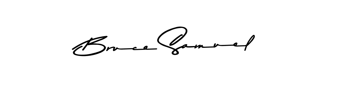 You should practise on your own different ways (Asem Kandis PERSONAL USE) to write your name (Bruce Samuel) in signature. don't let someone else do it for you. Bruce Samuel signature style 9 images and pictures png