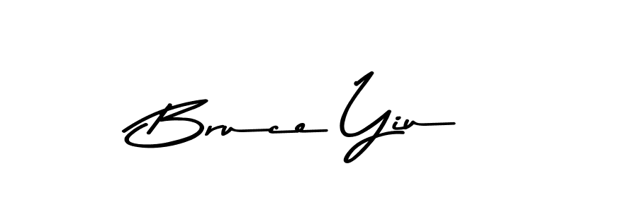 Make a beautiful signature design for name Bruce Yiu. With this signature (Asem Kandis PERSONAL USE) style, you can create a handwritten signature for free. Bruce Yiu signature style 9 images and pictures png