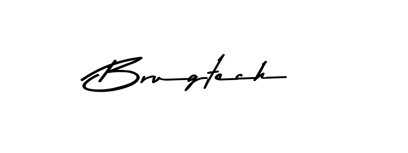How to make Brugtech name signature. Use Asem Kandis PERSONAL USE style for creating short signs online. This is the latest handwritten sign. Brugtech signature style 9 images and pictures png
