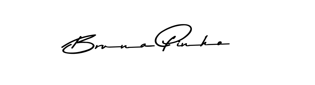 How to make Bruna Pinho name signature. Use Asem Kandis PERSONAL USE style for creating short signs online. This is the latest handwritten sign. Bruna Pinho signature style 9 images and pictures png