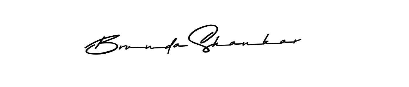 Create a beautiful signature design for name Brunda Shankar. With this signature (Asem Kandis PERSONAL USE) fonts, you can make a handwritten signature for free. Brunda Shankar signature style 9 images and pictures png