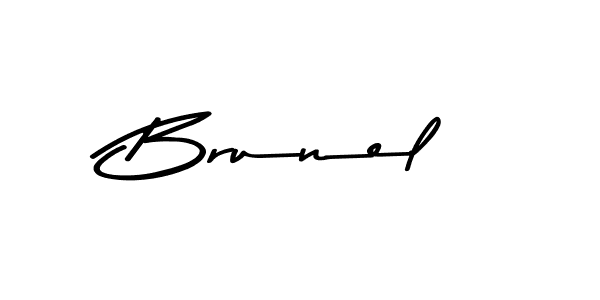 Design your own signature with our free online signature maker. With this signature software, you can create a handwritten (Asem Kandis PERSONAL USE) signature for name Brunel. Brunel signature style 9 images and pictures png