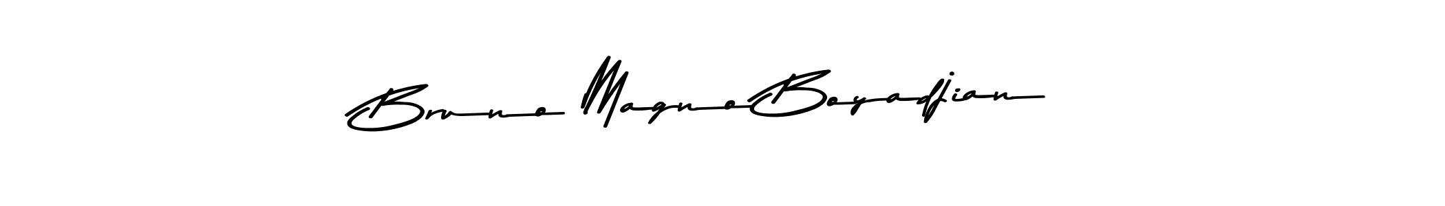 Similarly Asem Kandis PERSONAL USE is the best handwritten signature design. Signature creator online .You can use it as an online autograph creator for name Bruno Magno Boyadjian. Bruno Magno Boyadjian signature style 9 images and pictures png
