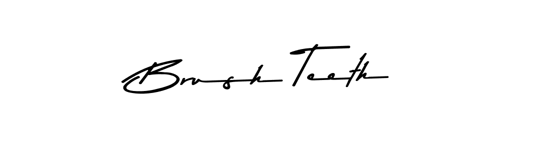 Use a signature maker to create a handwritten signature online. With this signature software, you can design (Asem Kandis PERSONAL USE) your own signature for name Brush Teeth. Brush Teeth signature style 9 images and pictures png
