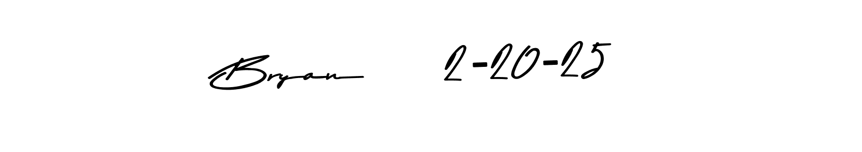Make a beautiful signature design for name Bryan     2-20-25. Use this online signature maker to create a handwritten signature for free. Bryan     2-20-25 signature style 9 images and pictures png