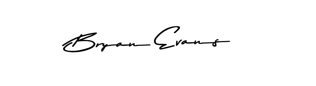 Create a beautiful signature design for name Bryan Evans. With this signature (Asem Kandis PERSONAL USE) fonts, you can make a handwritten signature for free. Bryan Evans signature style 9 images and pictures png