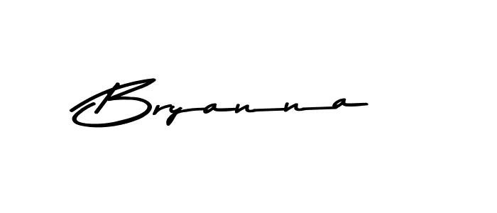 Make a beautiful signature design for name Bryanna. With this signature (Asem Kandis PERSONAL USE) style, you can create a handwritten signature for free. Bryanna signature style 9 images and pictures png