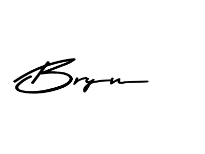 Make a beautiful signature design for name Bryn. With this signature (Asem Kandis PERSONAL USE) style, you can create a handwritten signature for free. Bryn signature style 9 images and pictures png