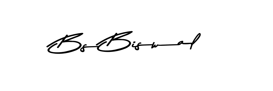 How to make Bs Biswal signature? Asem Kandis PERSONAL USE is a professional autograph style. Create handwritten signature for Bs Biswal name. Bs Biswal signature style 9 images and pictures png