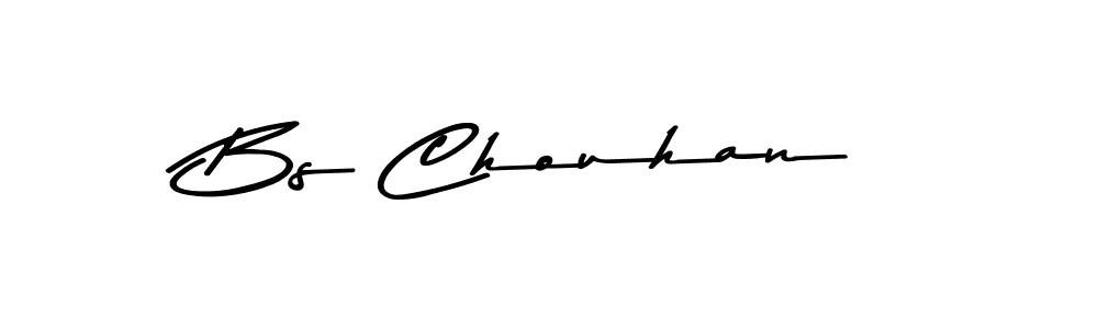 How to make Bs Chouhan signature? Asem Kandis PERSONAL USE is a professional autograph style. Create handwritten signature for Bs Chouhan name. Bs Chouhan signature style 9 images and pictures png