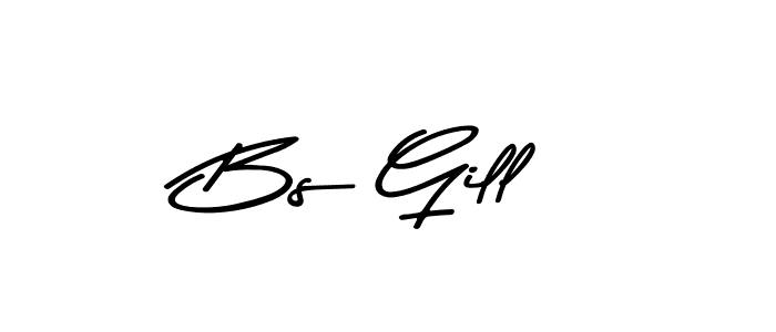 Use a signature maker to create a handwritten signature online. With this signature software, you can design (Asem Kandis PERSONAL USE) your own signature for name Bs Gill. Bs Gill signature style 9 images and pictures png