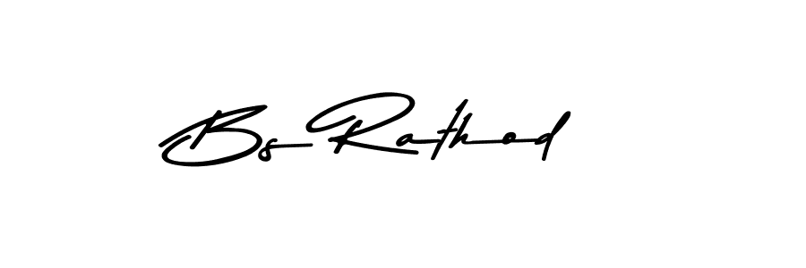 Create a beautiful signature design for name Bs Rathod. With this signature (Asem Kandis PERSONAL USE) fonts, you can make a handwritten signature for free. Bs Rathod signature style 9 images and pictures png