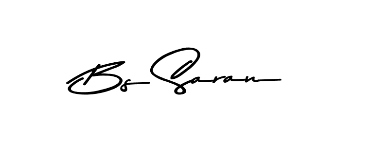 Use a signature maker to create a handwritten signature online. With this signature software, you can design (Asem Kandis PERSONAL USE) your own signature for name Bs Saran. Bs Saran signature style 9 images and pictures png