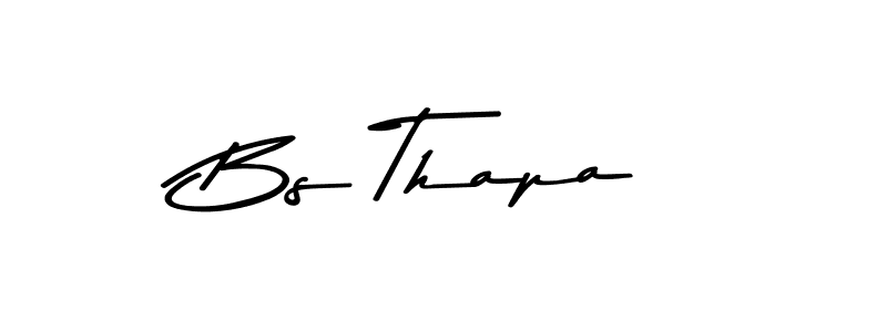Bs Thapa stylish signature style. Best Handwritten Sign (Asem Kandis PERSONAL USE) for my name. Handwritten Signature Collection Ideas for my name Bs Thapa. Bs Thapa signature style 9 images and pictures png