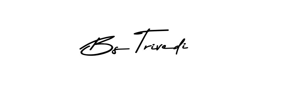 You should practise on your own different ways (Asem Kandis PERSONAL USE) to write your name (Bs Trivedi) in signature. don't let someone else do it for you. Bs Trivedi signature style 9 images and pictures png