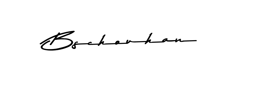 Design your own signature with our free online signature maker. With this signature software, you can create a handwritten (Asem Kandis PERSONAL USE) signature for name Bschouhan. Bschouhan signature style 9 images and pictures png