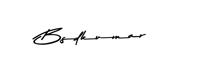 The best way (Asem Kandis PERSONAL USE) to make a short signature is to pick only two or three words in your name. The name Bsdkumar include a total of six letters. For converting this name. Bsdkumar signature style 9 images and pictures png