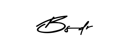Practice writing Bsdr with the flow of Asem Kandis PERSONAL USE lettering. A fantastic source of inspiration for developing your personal signature style. Bsdr signature style 9 images and pictures png