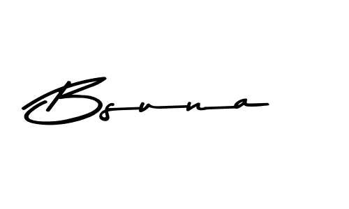 How to make Bsuna signature? Asem Kandis PERSONAL USE is a professional autograph style. Create handwritten signature for Bsuna name. Bsuna signature style 9 images and pictures png