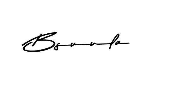 Design your own signature with our free online signature maker. With this signature software, you can create a handwritten (Asem Kandis PERSONAL USE) signature for name Bsuula. Bsuula signature style 9 images and pictures png