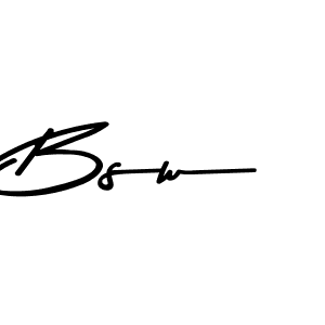 You should practise on your own different ways (Asem Kandis PERSONAL USE) to write your name (Bsw) in signature. don't let someone else do it for you. Bsw signature style 9 images and pictures png