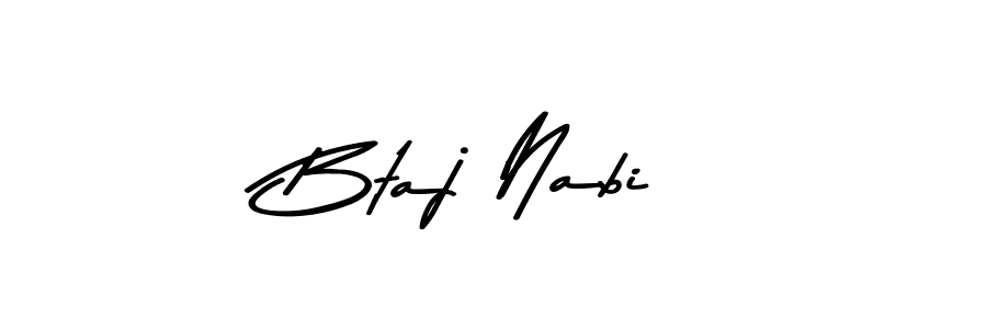 The best way (Asem Kandis PERSONAL USE) to make a short signature is to pick only two or three words in your name. The name Btaj Nabi include a total of six letters. For converting this name. Btaj Nabi signature style 9 images and pictures png