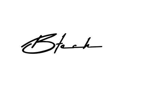 Make a beautiful signature design for name Btech. With this signature (Asem Kandis PERSONAL USE) style, you can create a handwritten signature for free. Btech signature style 9 images and pictures png