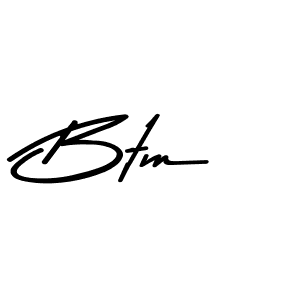 How to make Btm name signature. Use Asem Kandis PERSONAL USE style for creating short signs online. This is the latest handwritten sign. Btm signature style 9 images and pictures png