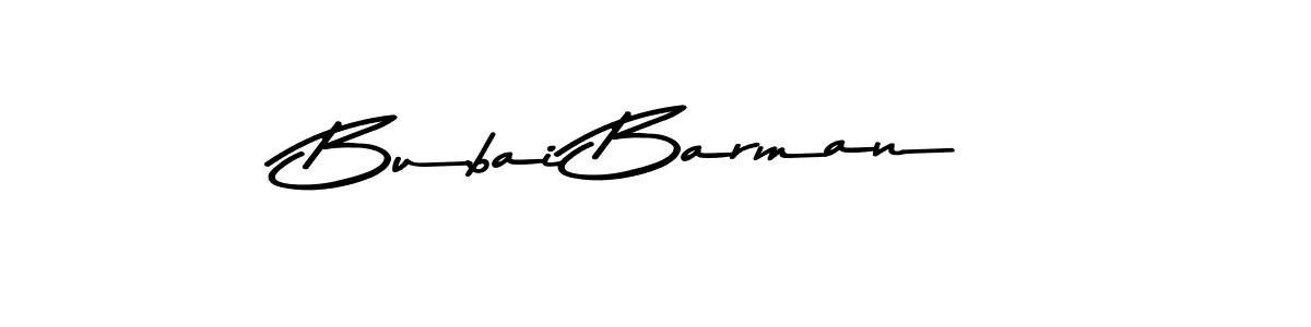 Also You can easily find your signature by using the search form. We will create Bubai Barman name handwritten signature images for you free of cost using Asem Kandis PERSONAL USE sign style. Bubai Barman signature style 9 images and pictures png