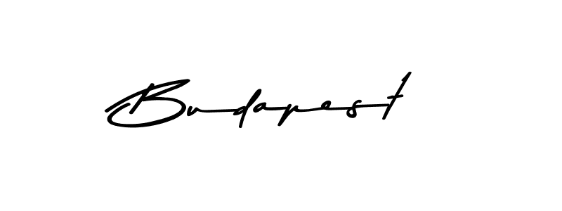 How to make Budapest name signature. Use Asem Kandis PERSONAL USE style for creating short signs online. This is the latest handwritten sign. Budapest signature style 9 images and pictures png