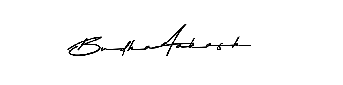 How to make Budha Aakash signature? Asem Kandis PERSONAL USE is a professional autograph style. Create handwritten signature for Budha Aakash name. Budha Aakash signature style 9 images and pictures png