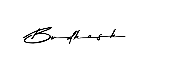Use a signature maker to create a handwritten signature online. With this signature software, you can design (Asem Kandis PERSONAL USE) your own signature for name Budhesh. Budhesh signature style 9 images and pictures png