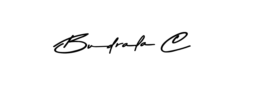 Use a signature maker to create a handwritten signature online. With this signature software, you can design (Asem Kandis PERSONAL USE) your own signature for name Budrala C. Budrala C signature style 9 images and pictures png