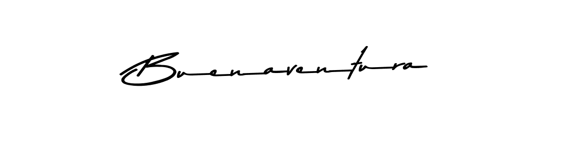 Create a beautiful signature design for name Buenaventura. With this signature (Asem Kandis PERSONAL USE) fonts, you can make a handwritten signature for free. Buenaventura signature style 9 images and pictures png
