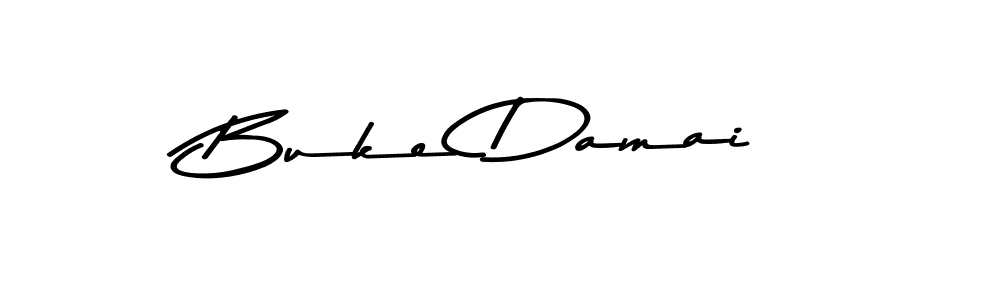 Create a beautiful signature design for name Buke Damai. With this signature (Asem Kandis PERSONAL USE) fonts, you can make a handwritten signature for free. Buke Damai signature style 9 images and pictures png