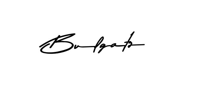 How to make Bulgatz name signature. Use Asem Kandis PERSONAL USE style for creating short signs online. This is the latest handwritten sign. Bulgatz signature style 9 images and pictures png