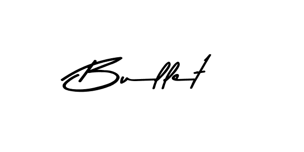 Use a signature maker to create a handwritten signature online. With this signature software, you can design (Asem Kandis PERSONAL USE) your own signature for name Bullet. Bullet signature style 9 images and pictures png