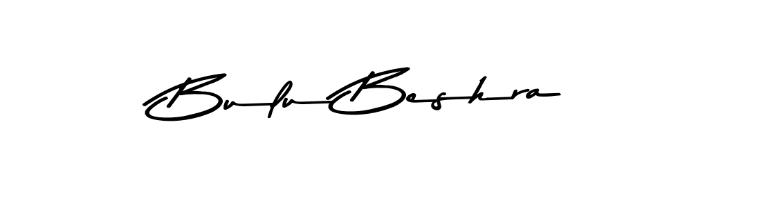 How to make Bulu Beshra name signature. Use Asem Kandis PERSONAL USE style for creating short signs online. This is the latest handwritten sign. Bulu Beshra signature style 9 images and pictures png