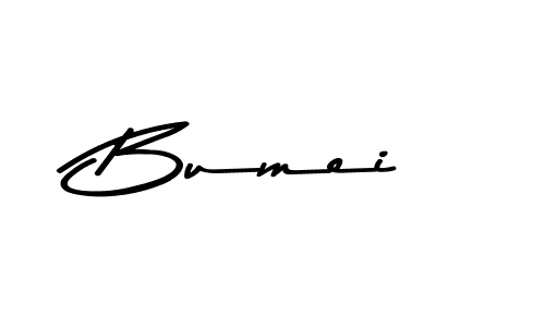 Design your own signature with our free online signature maker. With this signature software, you can create a handwritten (Asem Kandis PERSONAL USE) signature for name Bumei. Bumei signature style 9 images and pictures png
