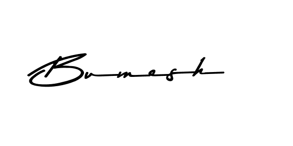 Use a signature maker to create a handwritten signature online. With this signature software, you can design (Asem Kandis PERSONAL USE) your own signature for name Bumesh. Bumesh signature style 9 images and pictures png