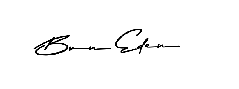 How to make Bun Eden signature? Asem Kandis PERSONAL USE is a professional autograph style. Create handwritten signature for Bun Eden name. Bun Eden signature style 9 images and pictures png