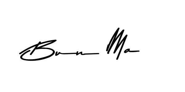 Design your own signature with our free online signature maker. With this signature software, you can create a handwritten (Asem Kandis PERSONAL USE) signature for name Bun Ma. Bun Ma signature style 9 images and pictures png