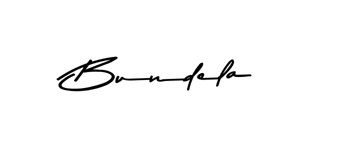 Use a signature maker to create a handwritten signature online. With this signature software, you can design (Asem Kandis PERSONAL USE) your own signature for name Bundela. Bundela signature style 9 images and pictures png