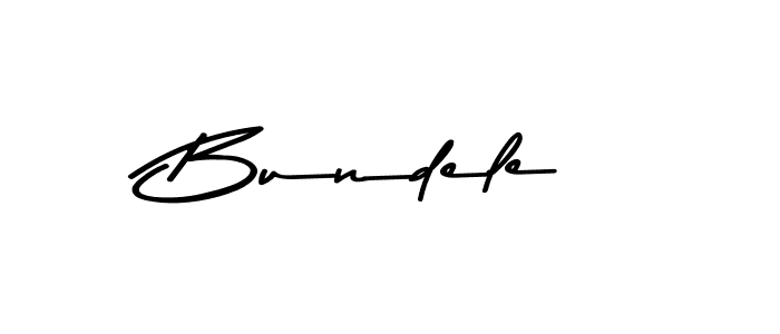 Use a signature maker to create a handwritten signature online. With this signature software, you can design (Asem Kandis PERSONAL USE) your own signature for name Bundele. Bundele signature style 9 images and pictures png